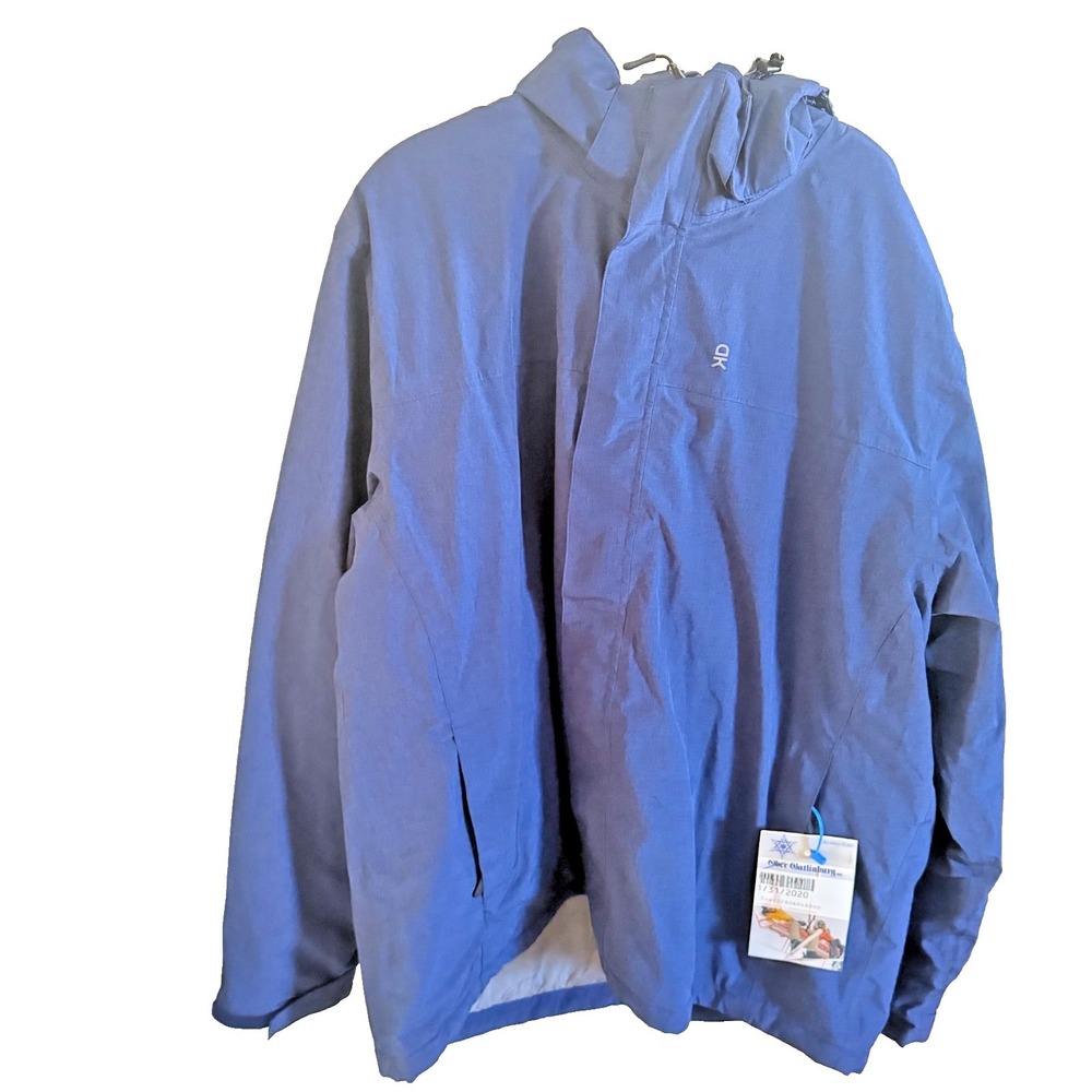 Little Donkey Andy  Men's  XXL  Jacket With Fleece Liner Thermal Skiing Pockets